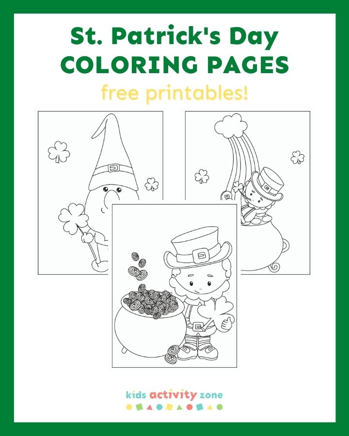 St patricks day coloring pages