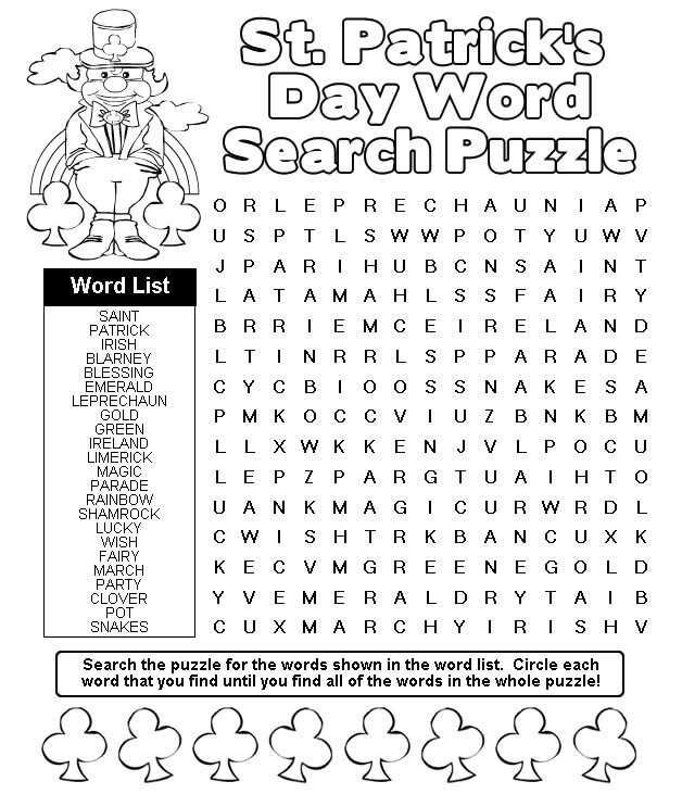 Printable st patricks day coloring pages pdf