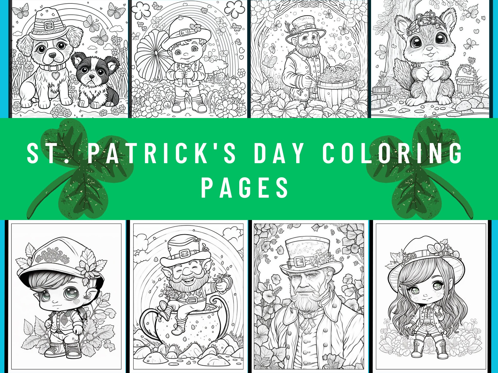 St patricks day coloring pages printable coloring pages st patricks day party activity st patricks day printable