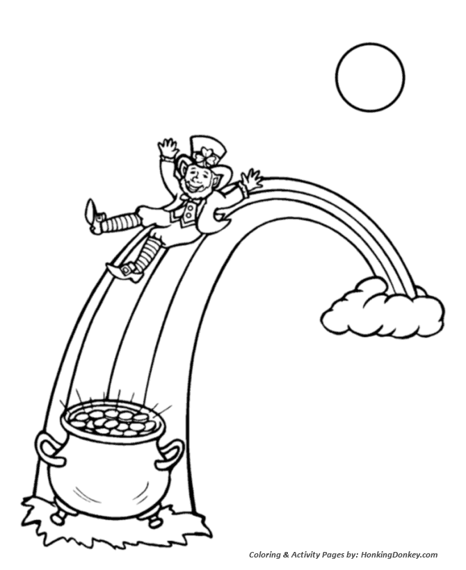 St patricks day coloring pages