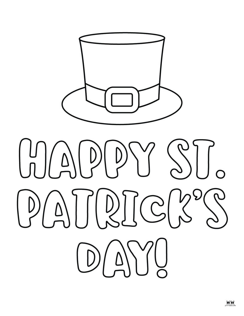 Happy st patricks day coloring pages