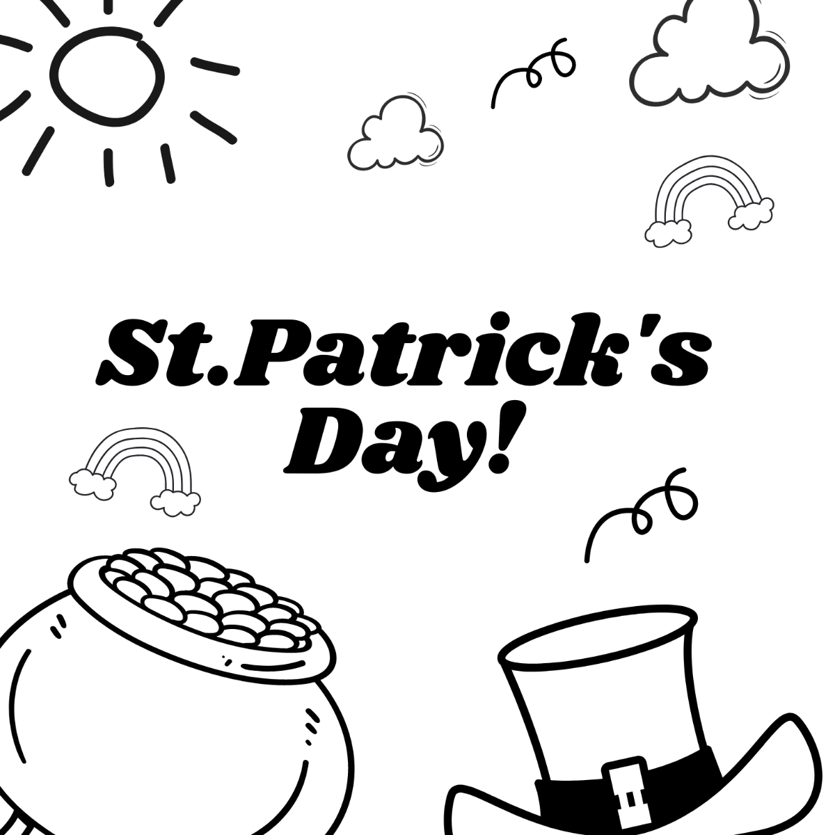 Free st patricks day drawing s examples