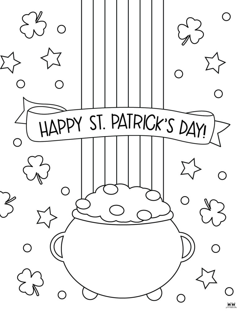 Happy st patricks day coloring pages