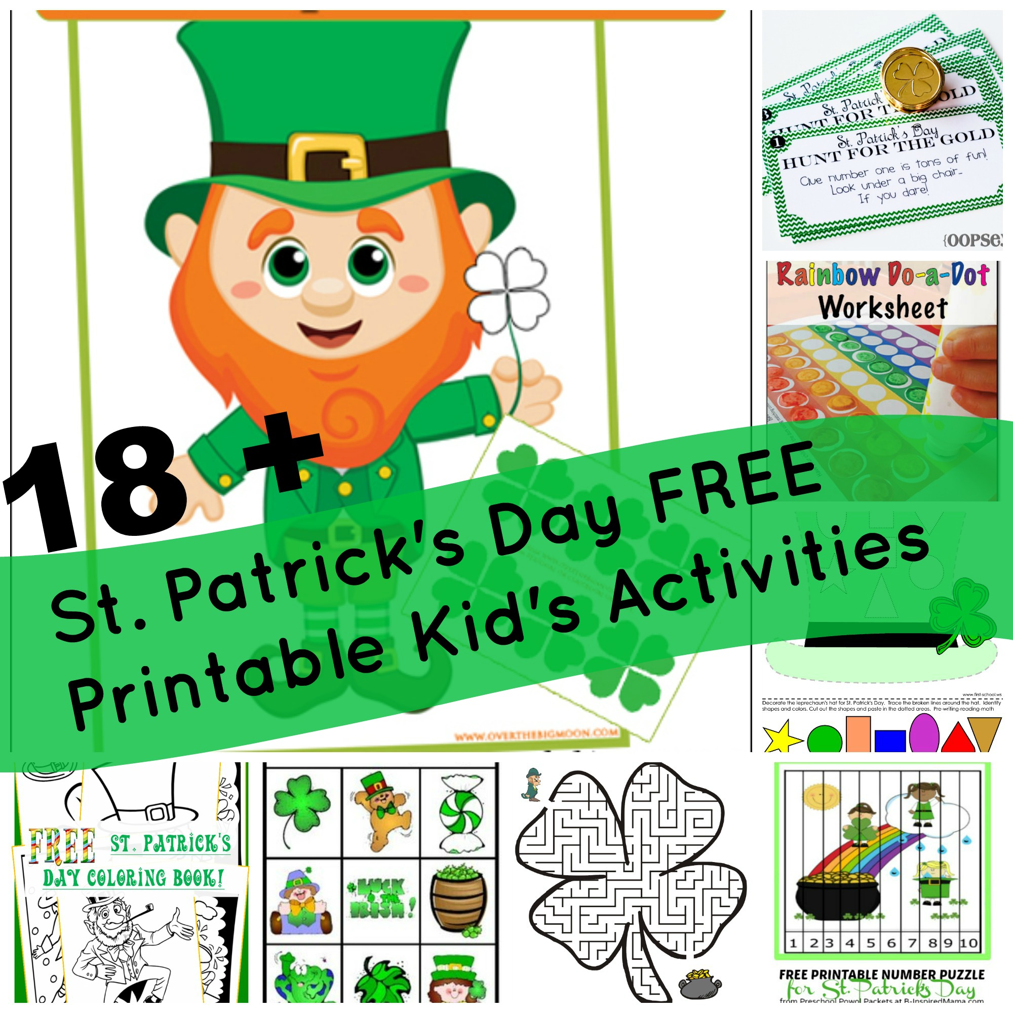 St patricks day free printable kids activities milk honey living