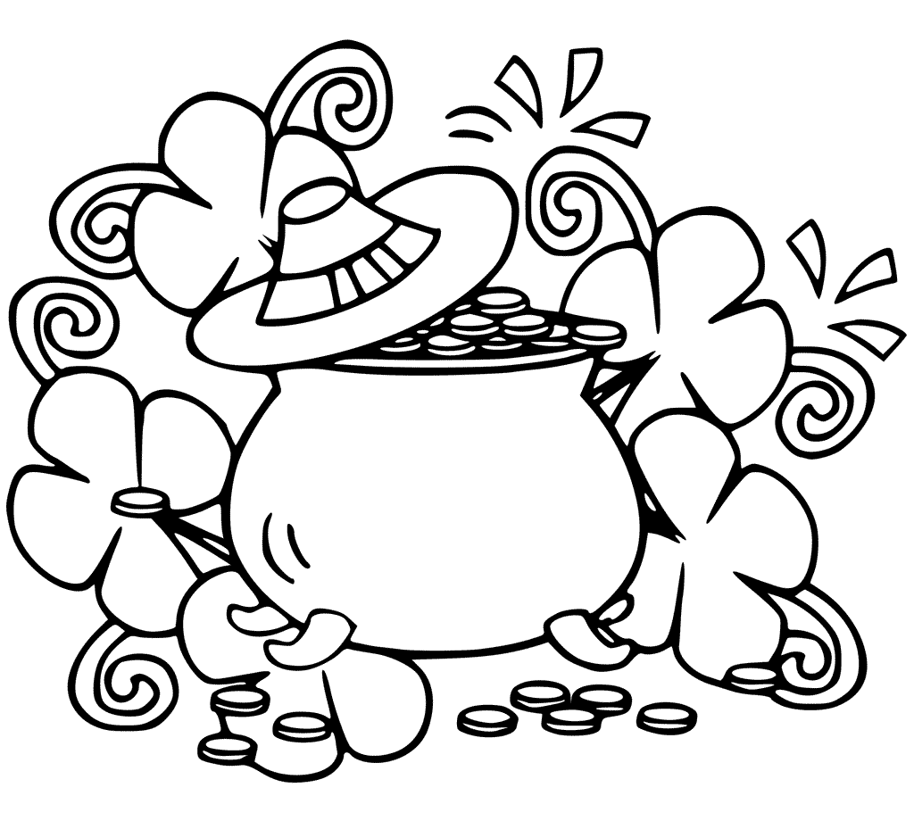 St patricks day coloring pages