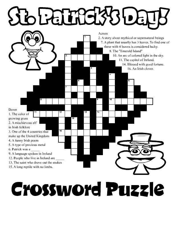 St patricks day puzzles