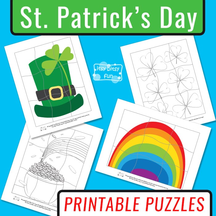 St patricks day printable puzzles for kids