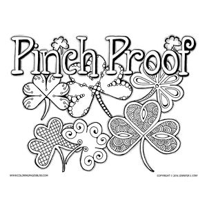 Simple adult coloring pages in a printable pdf format