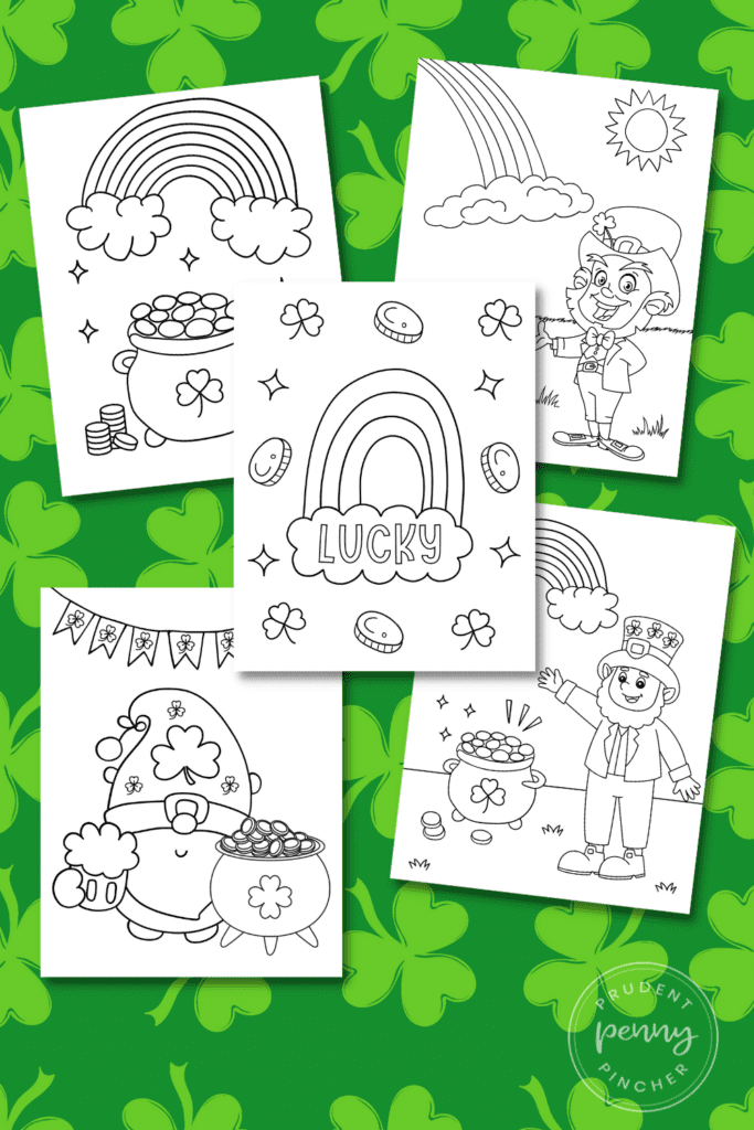 Free st patricks day coloring pages for kids