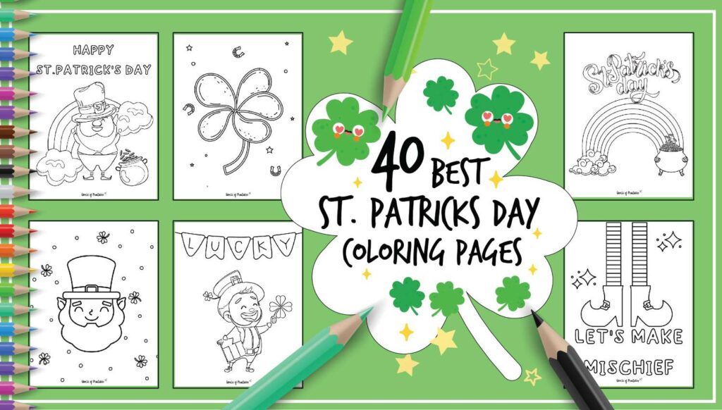 St patricks day coloring pages