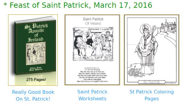 Saint patricks day coloring pages â catholic coloring pages