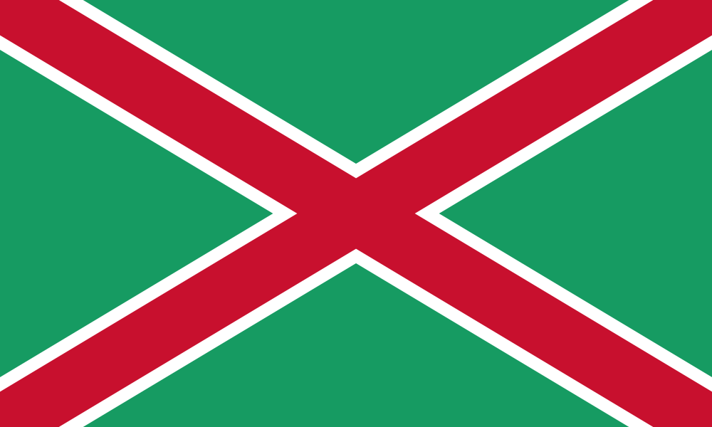 Proposal for flag of northern ireland st patricks saltire on green with ulster hand star and crown rvexillology