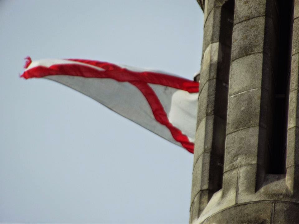 Sams ramblings development history of irish flags pt saint patricks saltire