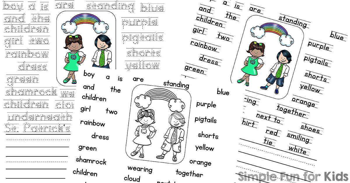 St patricks day writing prompts for kindergarteners