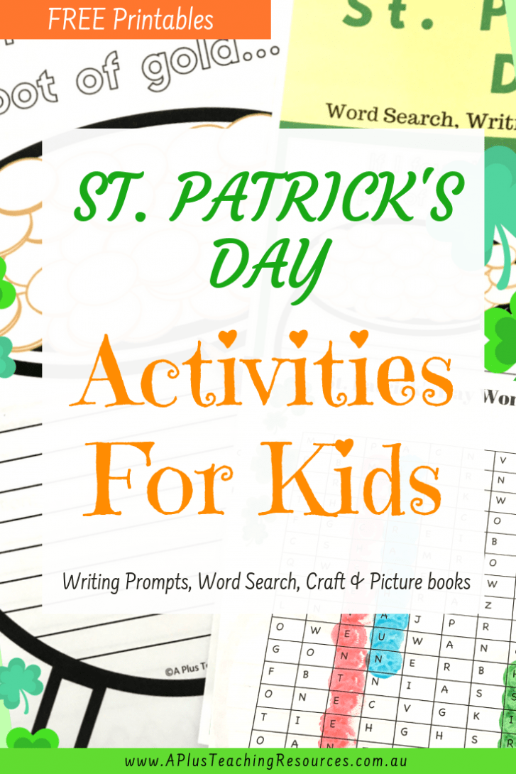 St patricks day writing prompt free printables a plus teaching resources