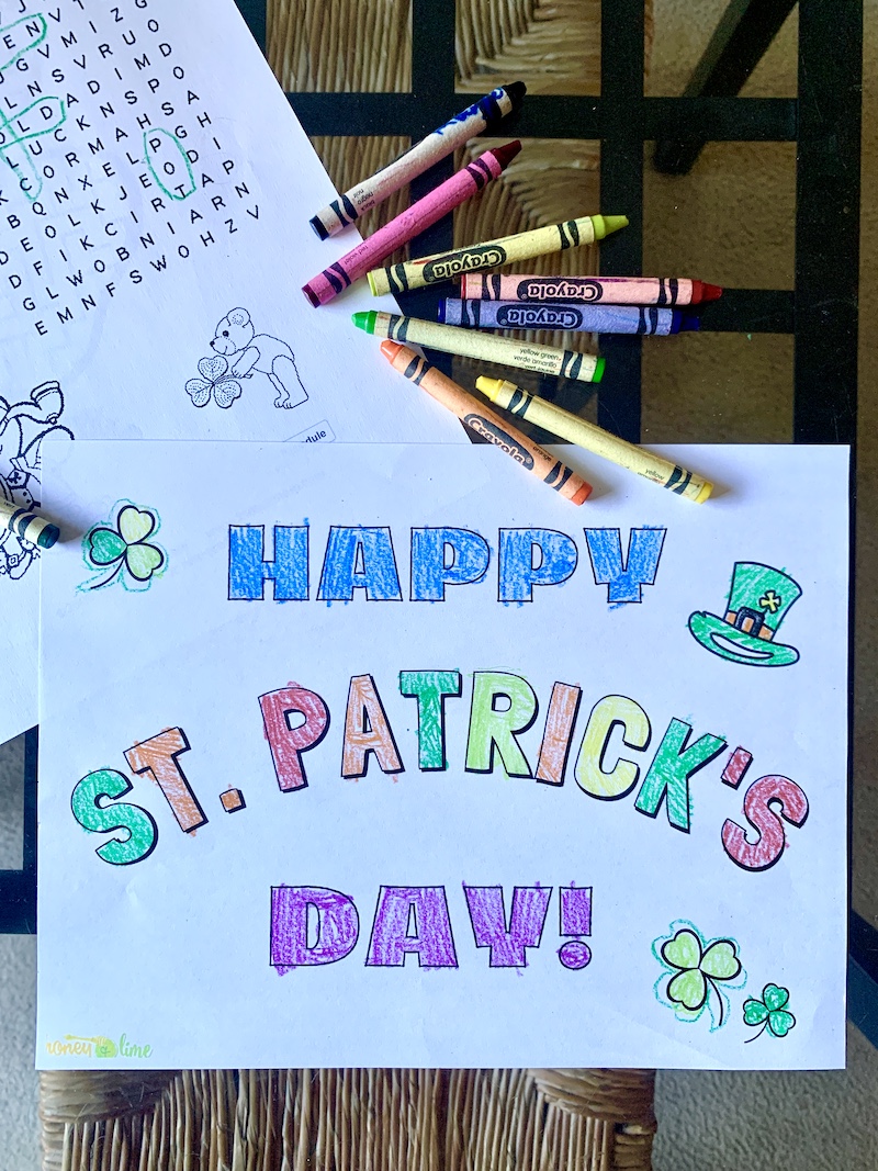 Free st patricks day printables