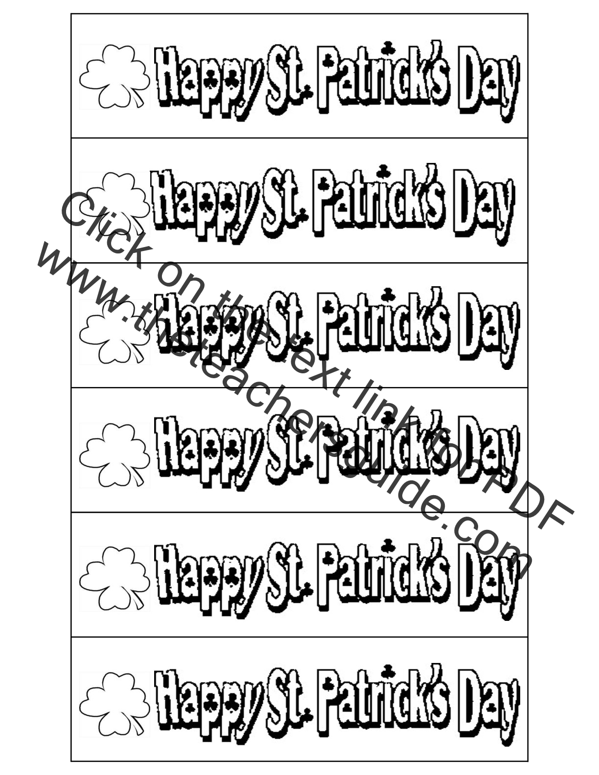 St patricks day lesson plans themes printouts crafts