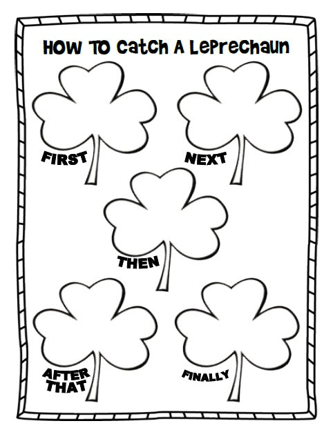 How to catch a leprechaun printable graphic organizer â