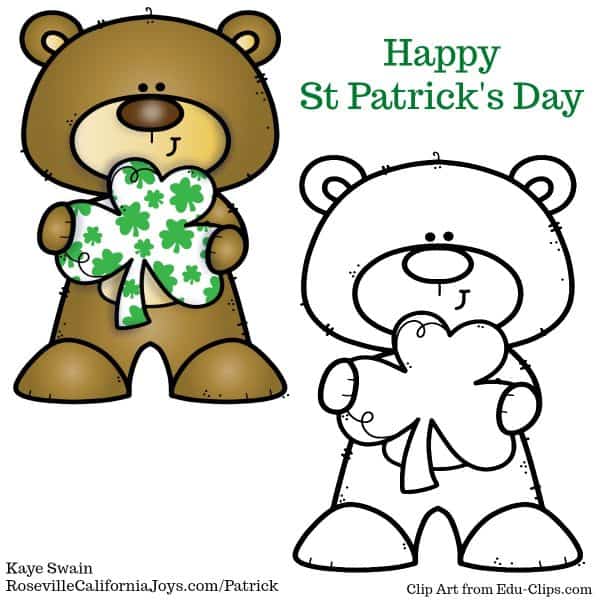 Happy saint patrick day coloring pages and more