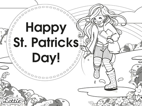 St patricks day downloadable coloring pages