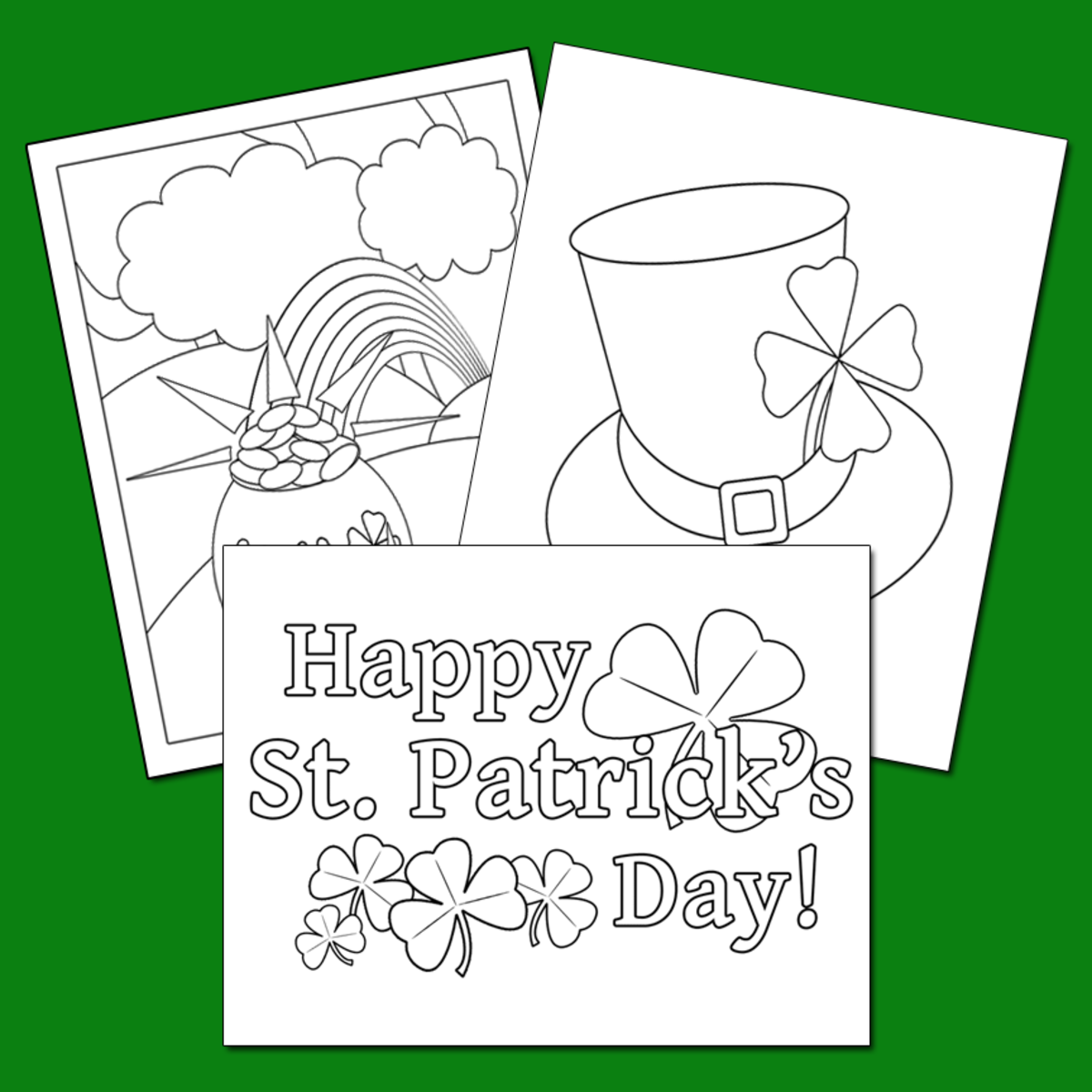 Happy st patricks day coloring pages