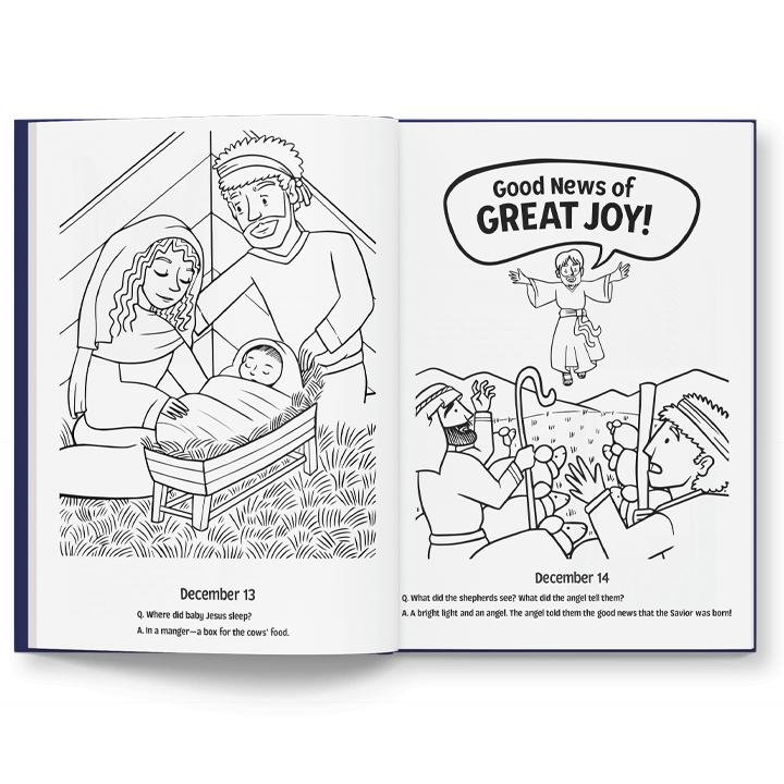 Good news of great joy coloring book â