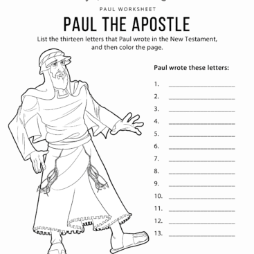 Worksheets â page â bible pathway adventures