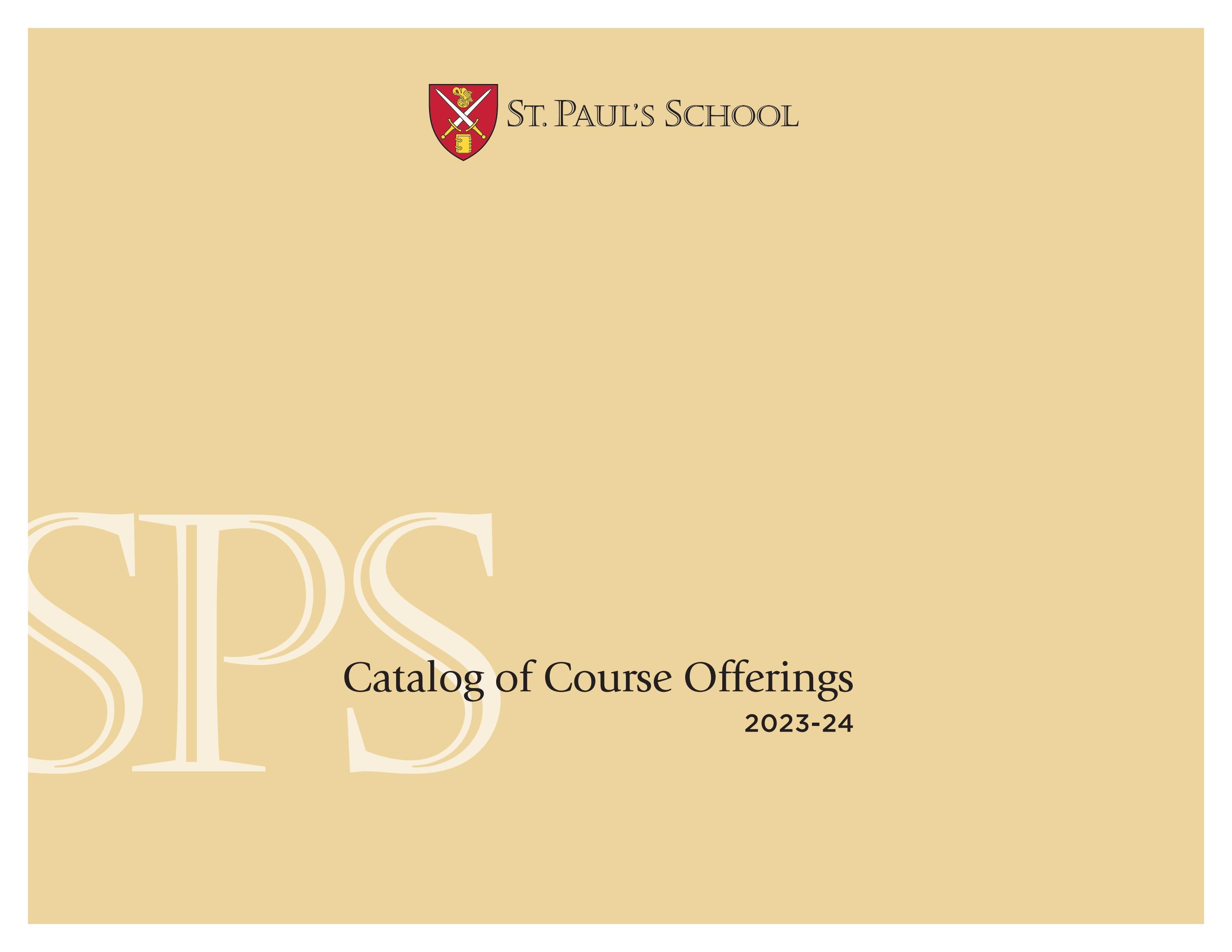 Sps catalog of course offerings