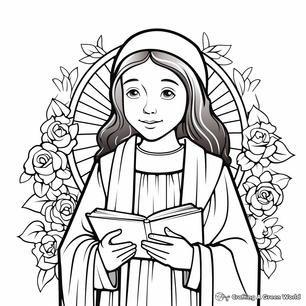 All saints day coloring pages