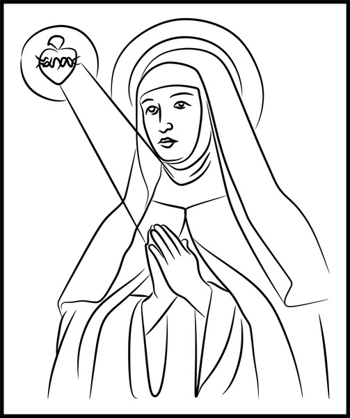 Saint teresa avila over royalty