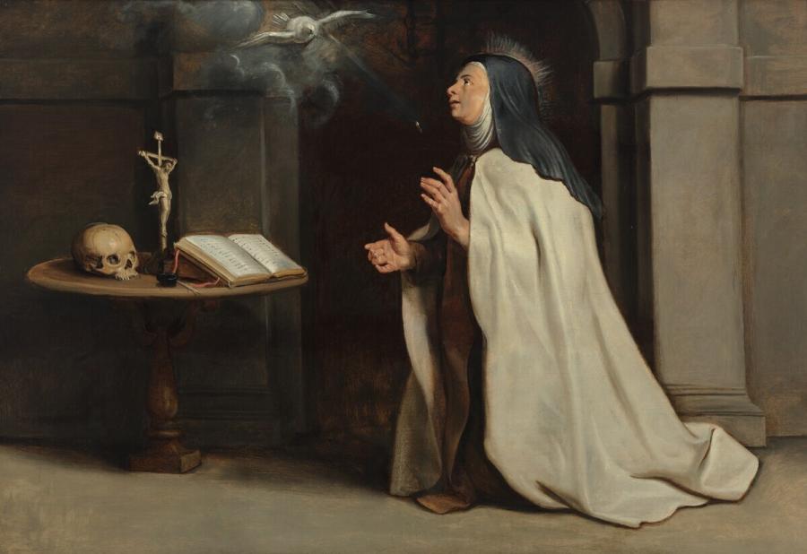 Saint teresa of avilas vision of the dove