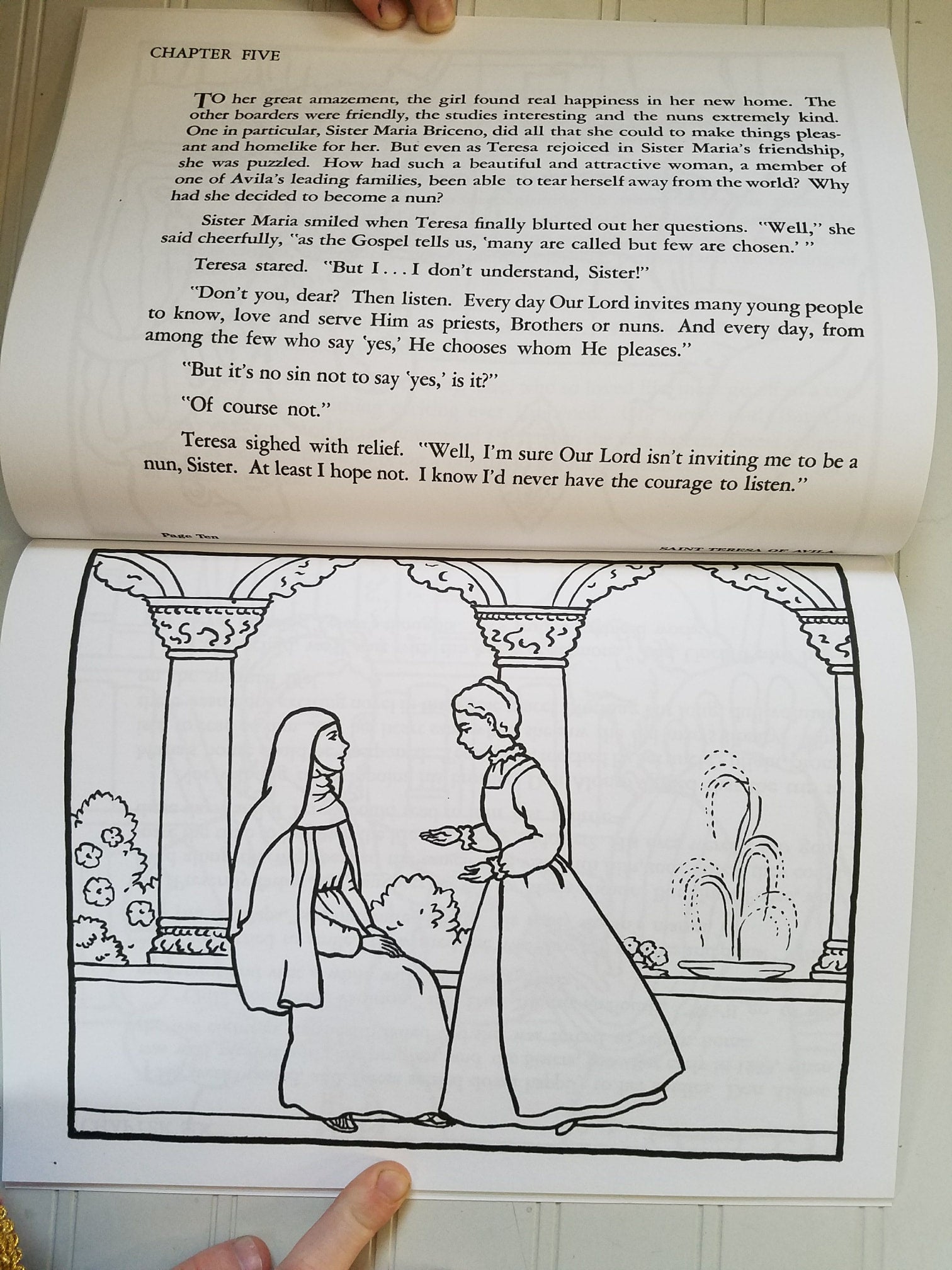 St teresa of avila coloring book windeatt v st jerome school and library