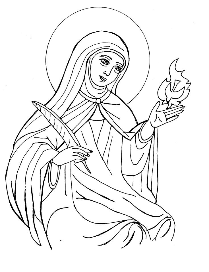 St teresa of avila coloring pages free coloring pages bunny coloring pages