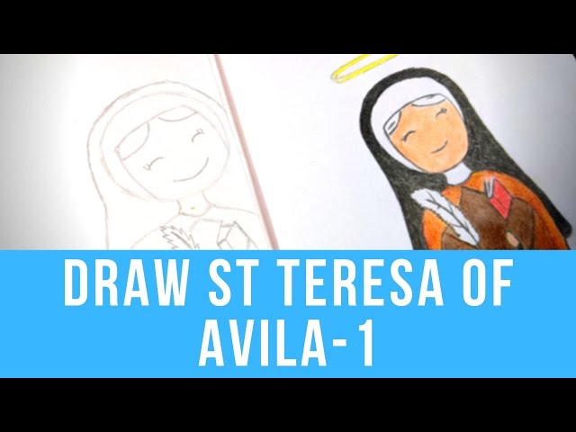 Draw st teresa of avila