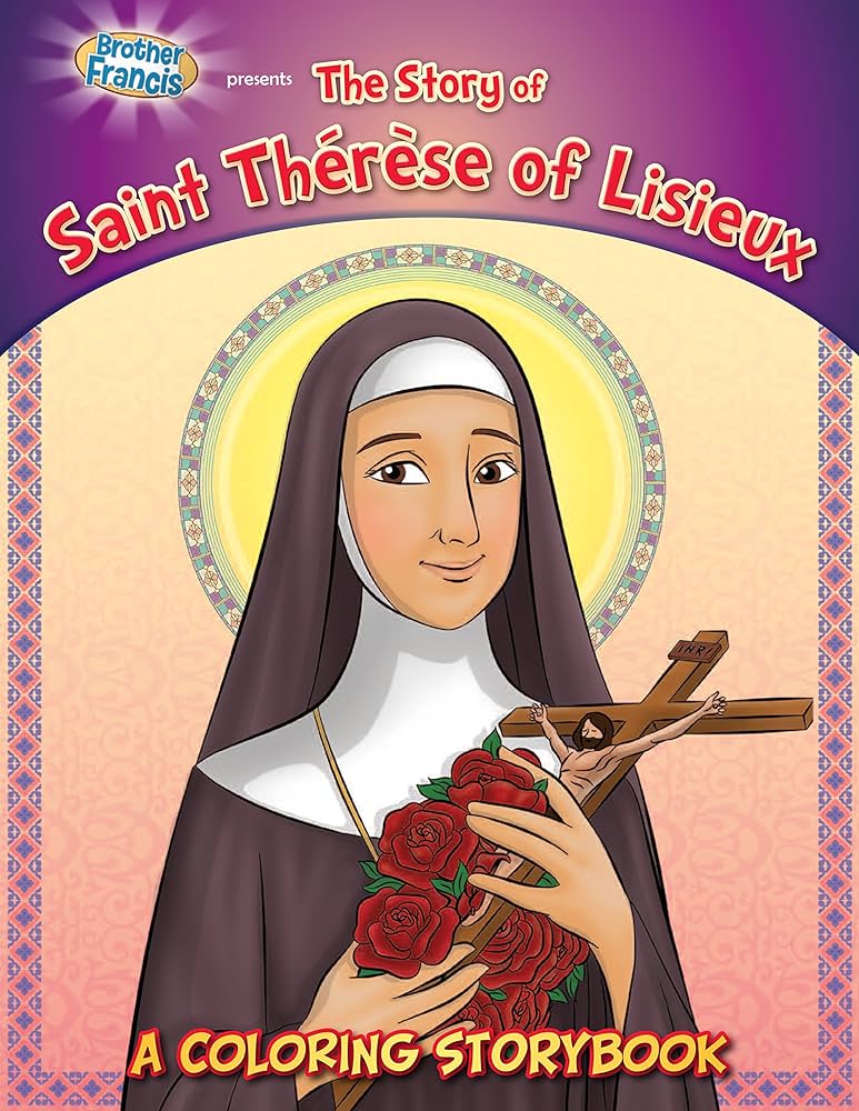 Coloring book st therese of liseaux coloring storybooks herald entertainment books