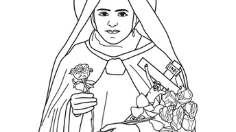 Saint therese of the child jesus free download contour backgroundless illustration in png