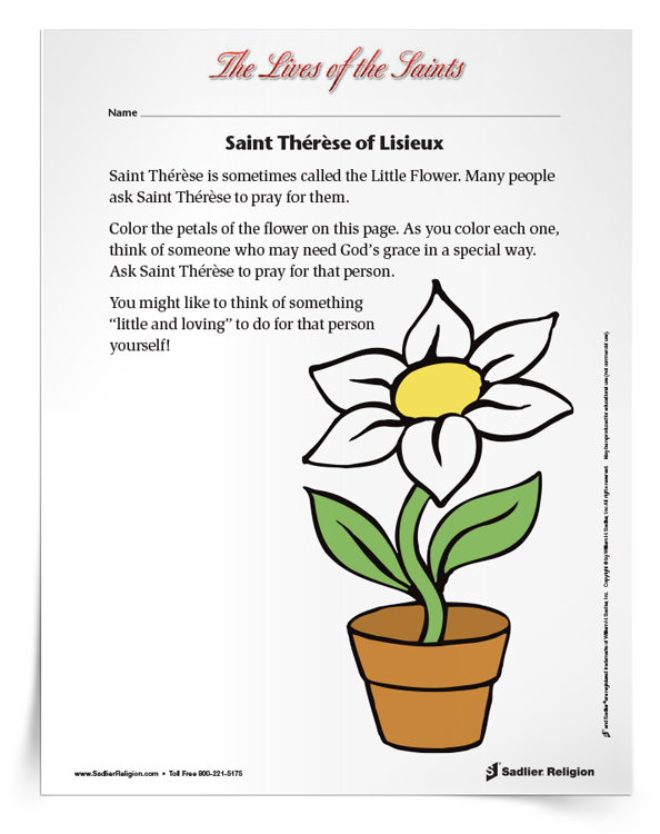 Saint thãrãse of lisieux activity download religion