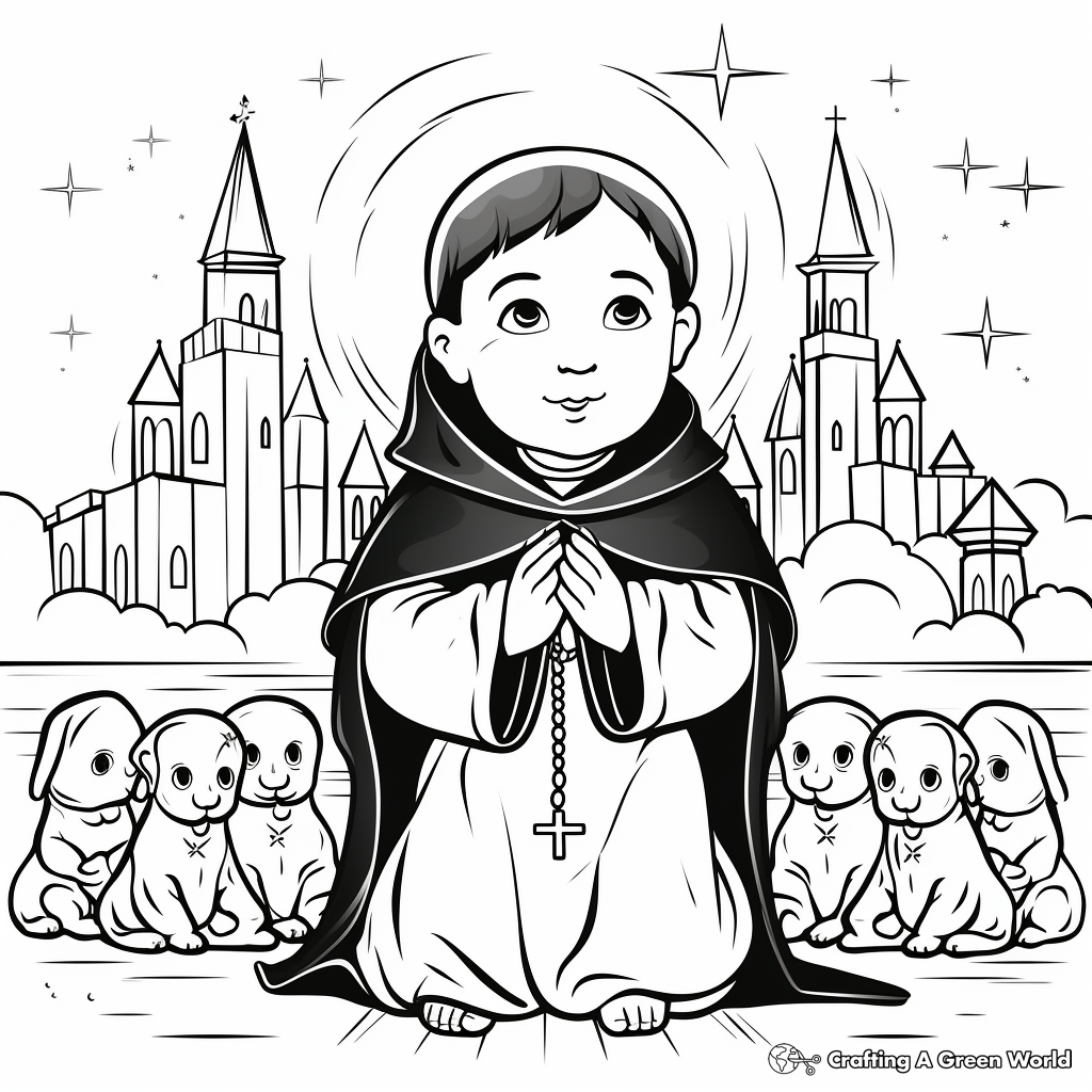 All saints day coloring pages