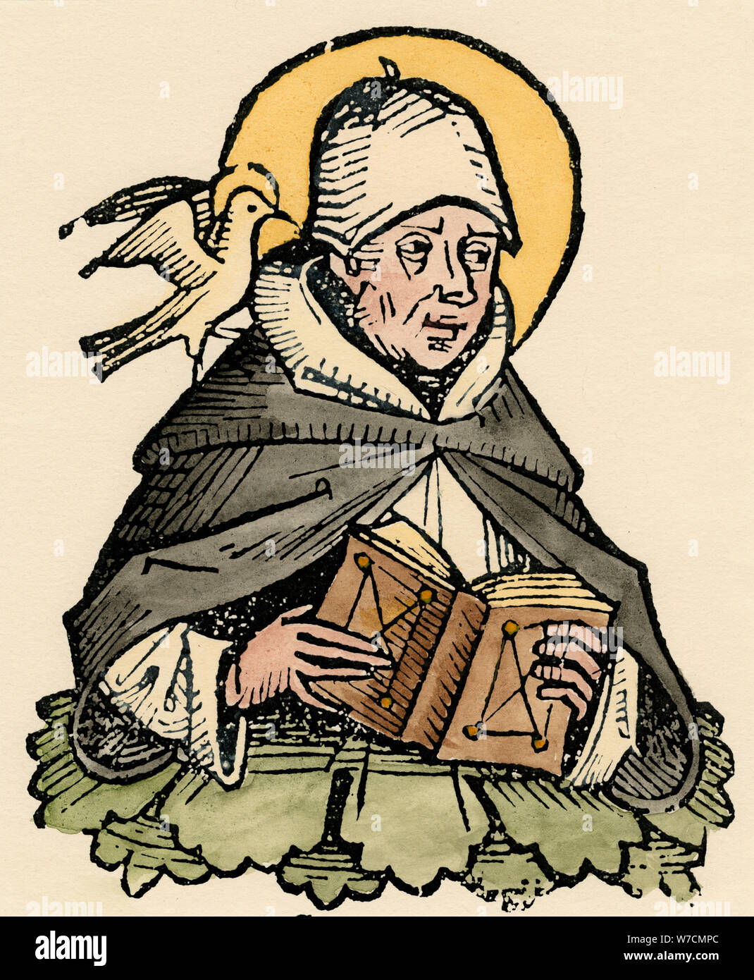 St thomas aquinas th century italian philosopher and theologian artist unknown stock photo