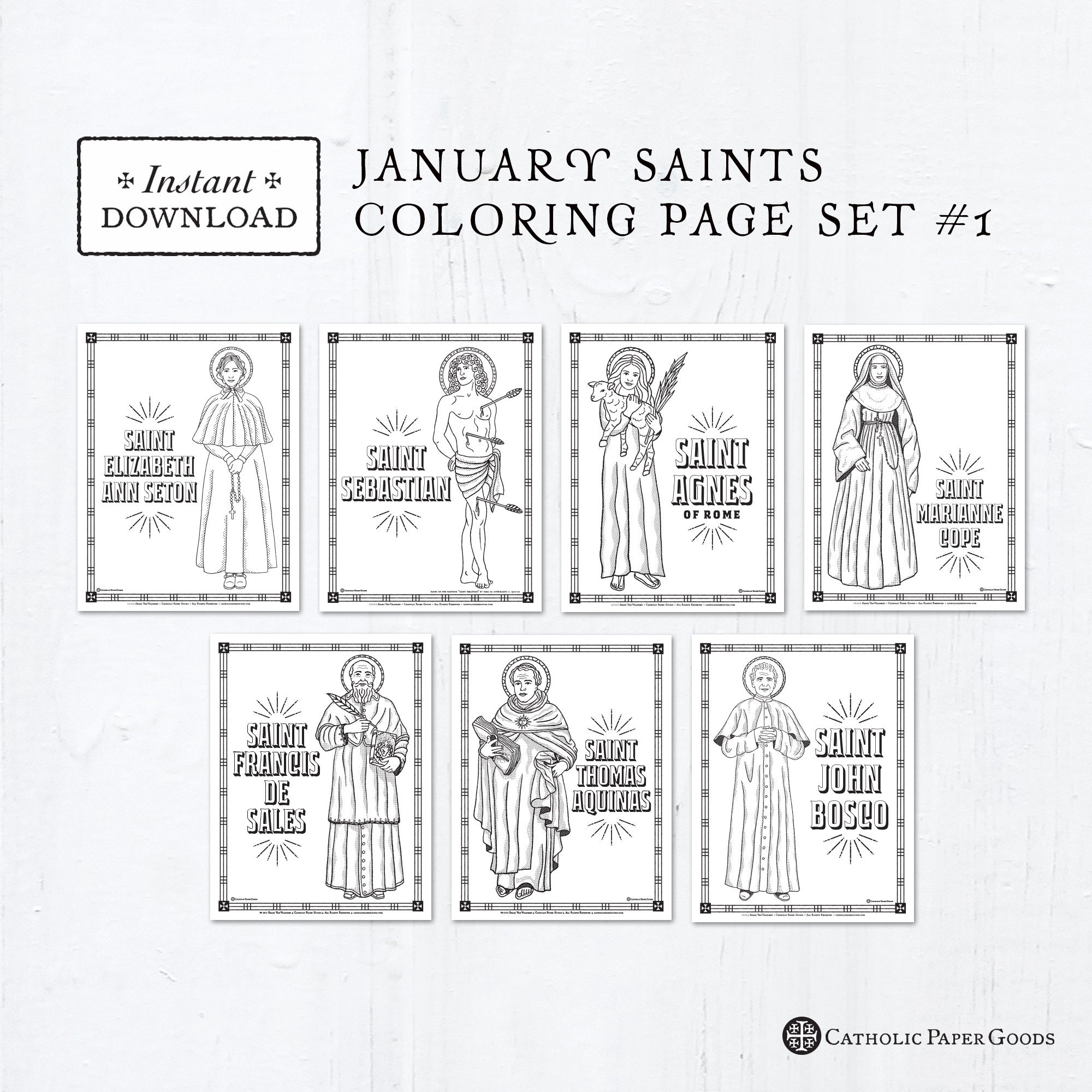 Catholic coloring pages