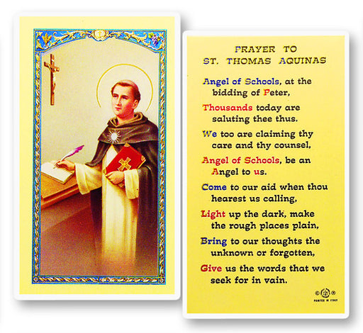 Prayer to st thomas aquinas pack of â catholic online