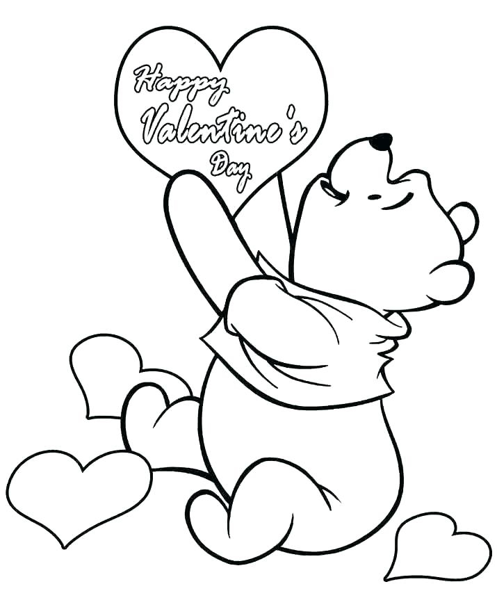 Free valentines coloring pages