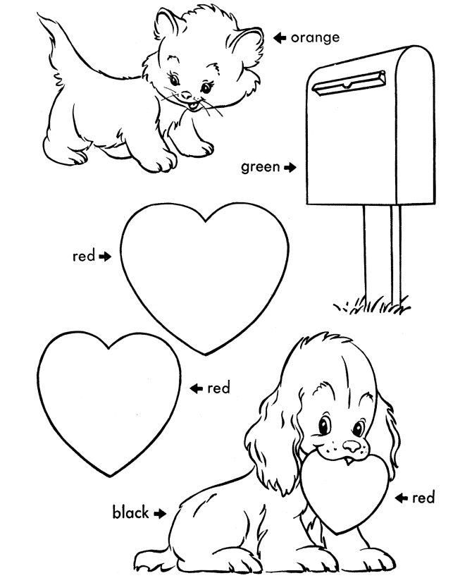 Bluebonkers free printable valentines day coloring page sheets