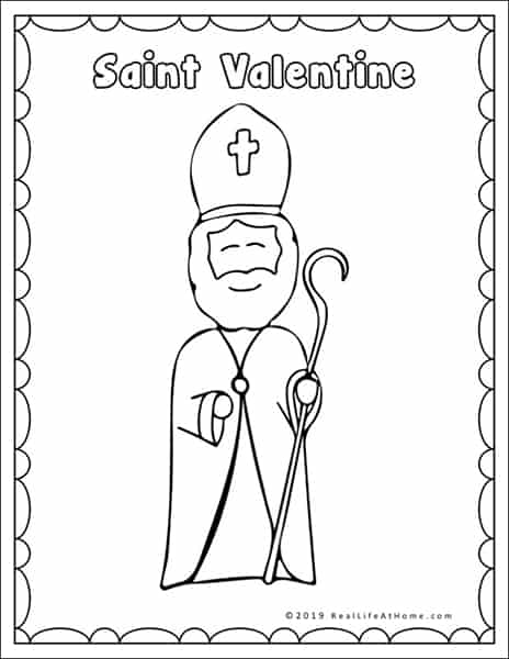 Saint valentine printables and worksheet packet for kids