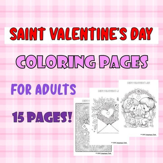 Buy coloring pages for adults valentines day printables worksheets online in india