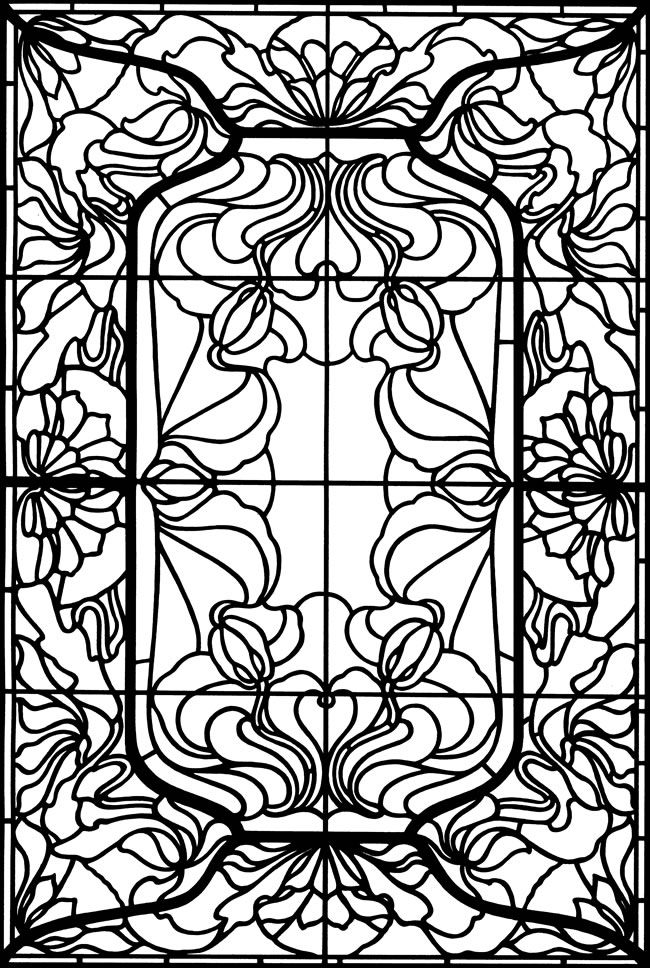 Discover the beauty of stained glass with dover publications