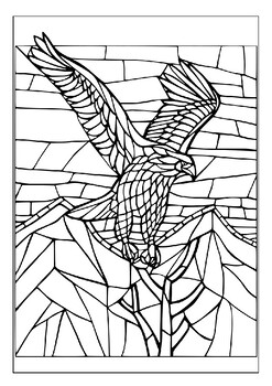 Printable stained glass coloring pages the ultimate stress