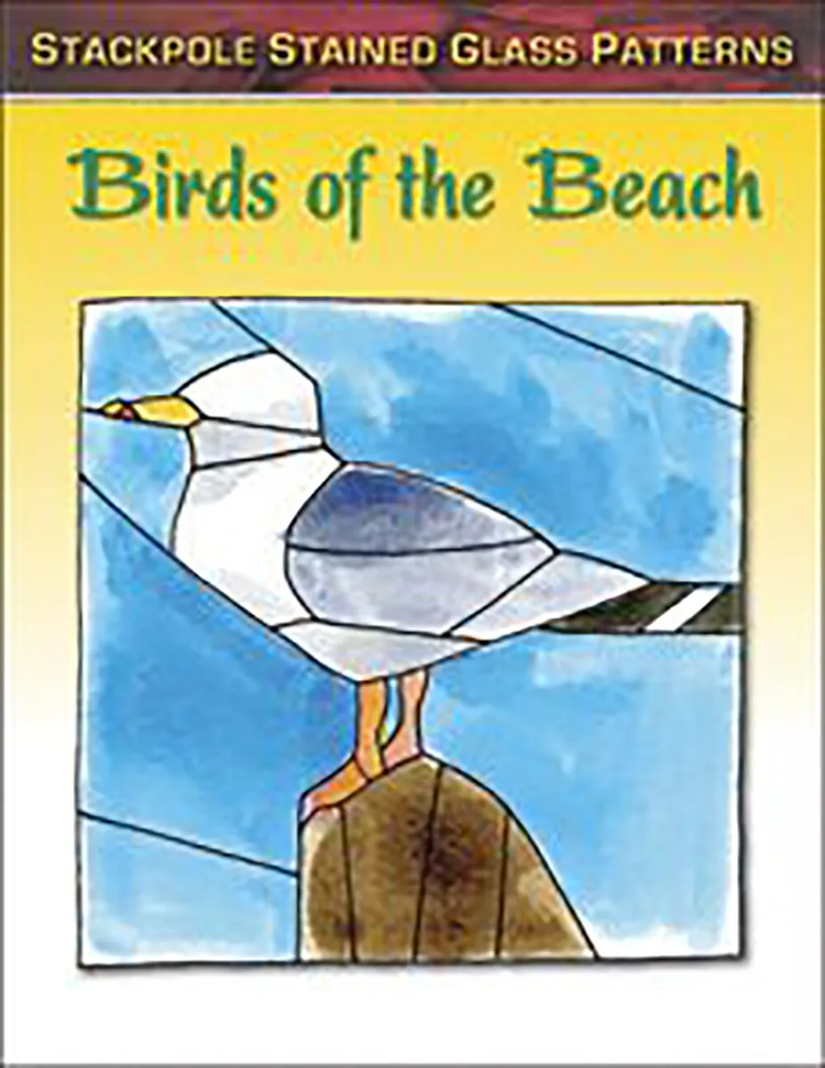 Birds of the beach stained glass patterns book by sandy allison