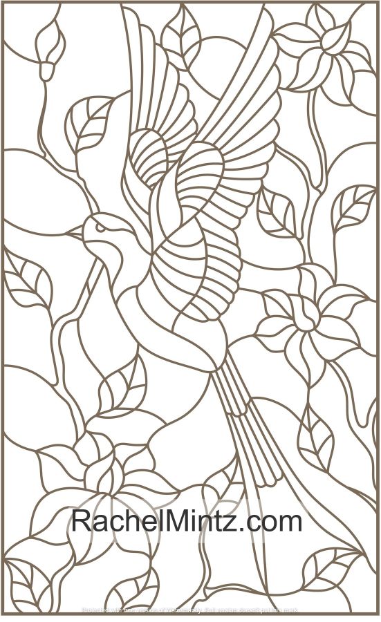 Gorgeous stained glass art coloring book digital pdf format â rachel mintz coloring books