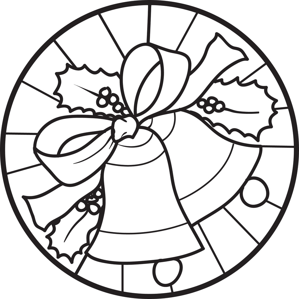 Printable christmas bells coloring page for kids â